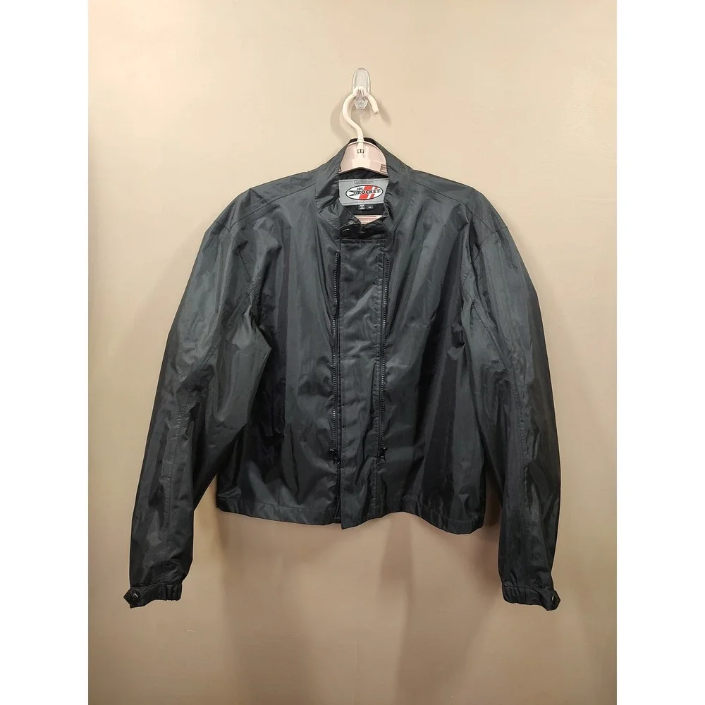 Joe Rocket Mens Black Polyester Motorcycle Jacket Liner Mock Neck Size M
